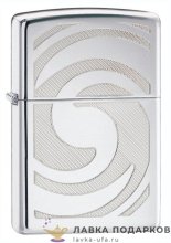 Zippo / Зажигалка 28286 «Абстракт» 56 х 36 х 12 мм. хром глянец 