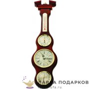 МТО С / Метеостанция настен. «Часы 108 мм, барометр,термометр, гигрометр» 54 х 14 см. цв. орех БМ_59 