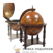 Глобус-бар напольный D = 33 см. H = 57 см, цвет кирпичный 33006_R 