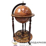 ГБ / Глобус-бар напольный «Принц» Д40 х В90 см коньячный старинная карта mini-бар 40001R 