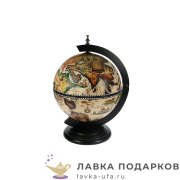 ГБ / Глобус-бар настольный «Классик» Д33 х В48 см ванильно-черный 33002WB 