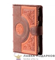 Макей / Ежедневник недатированный А5, обложка кожа «Венеция» цв. оранжево-коричневый 008-08-41.1 