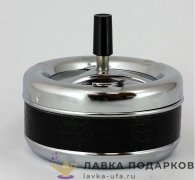 КП / Пепельница бездымная S.Quire восьмиугольная 90мм сталь серебристый 420042-928A 