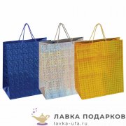 ПЛ / Пакет подарочный Сказка «Голография», 3 цвета асс., 41х19х49 см (XL) 606611 