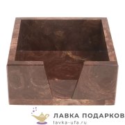 УК / Лоток для бумаг из камня «Кубарик» 11 х 11 х 06 см. лемезит 3516 