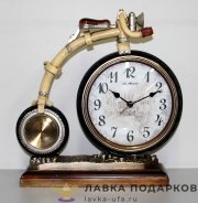 La Minor / Настольные часы с термометром «Велосипед» см. 35 х 34 х 10 см. крем 14.01.WM 
