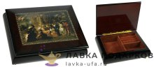 NB / Шкатулочка металл + стразы «Сова» 06 х 03 х 04 см. эмаль фиолетовый HJD_0069 