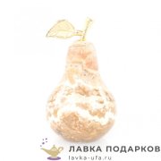 УК / Сувенир из камня «Груша» 09 х 05 х 05 см. оникс цв. коричневый 121_814 