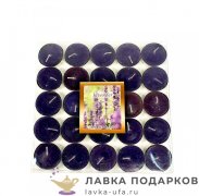 Свеча «чайная» с ароматом лаванды 7 гр, 1 шт  (1*25)  