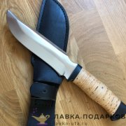 Златоуст / Нож охотничий «Русский 3», сталь 95 х 18, рукоять береста + текстолит, ст. гравировка 