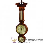 МТО С / Метеостанция настен. «Часы 130 мм, термометр, гигрометр» 59 х 17 см. цв. белый БМ_94ч 