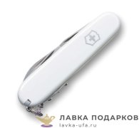 Victorinox / Нож перочинный «Спартанец» 09 см. 12 функций, сталь + пластик белый 1.3603.7  