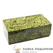 УК / Шкатулка-ларец под купюры 18х9х6 см змеевик 1310729 