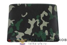 Zippo / Портмоне мужское 10 х 09 см. кожа, цвет комуфляж 006026 