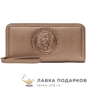 Макей / Кошелек из натур. кожи на молнии «Король - лев» 20 х 10 см. цв. бронза 046_08_51 