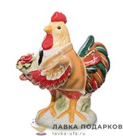 Pavone / Фигурка «Петух с букетом» 12 см. CMS_59. 2  