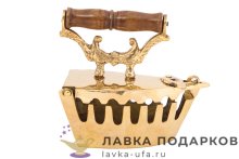 Винтаж / Колечница «Ретро-утюг» 12 х 10 х 05 см, полиш Су_104_у (1 : 2) 