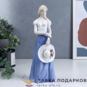 HP-Ф / Статуэтка «Девушка со шляпкой» фарфор высота 30 см HP181 