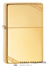 Zippo / Зажигалка бензиновая  Zippo 270 «Винтаж 1937 г.» цв. латунь полированная 