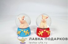 СБ / Зеркальце карманное «Уфа - Куница» 75 х 75 х 3 мм..цв. голубой zer_002 