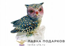 Delicate / Фигурка «Сова на ветке» 12 х 08 см. цвет 4 в асс. 110.12 
