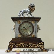 La Minor / Скульптурные часы «Лев» 32 х 24 х 13 см. антик 739М 