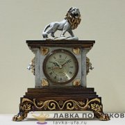 La Minor / Скульптурные часы «Лев» 32 х 24 х 13 см. антик 739М 