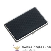 S.Q / Портсигар S.Quire «Классика» 12 х 07 х 02 см. кожзам черный чёрный 340023_82 