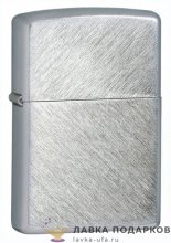 Zippo 24648 / Зажигалка Zippo классическая с покрытием матовый хром, Елочка 