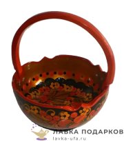 НП / Расписное лукошко с ручками «Хохлома» 87012 