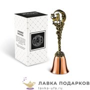 КМ / Колокольчик «Зодиак - Телец» 12 х 04 х 04 см. медь-латунь с чернением 