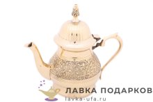 Винтаж / Чайник латунный 500 мл. полиш Пс_90903 