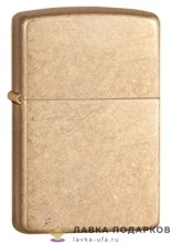 Zippo / Зажигалка 28496 «Классика» 56 х 36 х 12 мм. латунь упавшая 