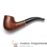 Гарманофф / Курительная трубка гладкая из груши «Премиум» 155 мм. фильтр 9 мм.11006_3 
