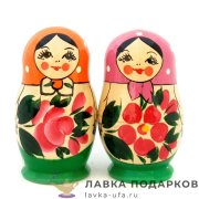 НП / Матрешка семеновская «Традиционная гуашь» 5 мест, 12 см, 2 цвета 