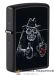 Zippo / Зажигалка 49254 «Бар череп» 56 х 36 х 12 мм. цвет черный матовый 