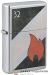 Zippo / Зажигалка бензиновая Zippo 48623 «Винтаж 32 Пламя красное» цв. хром серебристый 