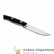 Златоуст / Нож охотничий «Фултанг 064», сталь 95 х 18, рукоять накл. орех фибра + латунь 