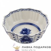 Гжель / Салатник «Алевтина» (ср) 07 х 13 х 13 см. Селиверстова Г.И. 