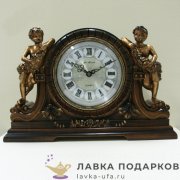 La Minor / Скульптурные часы «Путти» 46 х 29 х 12 см. цвет орех + бронза 1338-11 