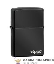 Zippo / Зажигалка 24756_ZL «Классика с лого Zippo» 56 х 36 х 12 мм. черное дерево 