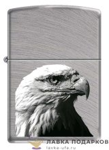 Zippo / Зажигалка 24647 «Орел» 56 х 36 х 12 мм. хромированная арка 
