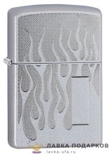 Zippo / Зажигалка 29910 «Пламя блики» 56 х 36 х 12 мм. хром полированный 
