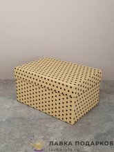 УП / Коробка подарочная «Крафт, принт» Малая №4 прямоугольная 15х10х7 см 3367 