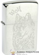 Zippo / Зажигалка «Опережая время» 56 х 36 х 12 мм. хром матовый 29699 