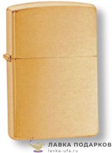 Zippo 204B / Зажигалка Zippo классическая с покрытием матовая латунь 