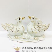 Delicate / Фигурка «Утки-мандаринки» 15 х 07 см. (белый) 060.09_В 