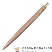 Ручка шариковая Parker Jotter XL Monochrome, розовое золото, кнопочный механизм, синий (2122755) 