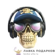 П / Копилка «Веселый Роджер» 18.5 см полистоун синяя цветная 718142 