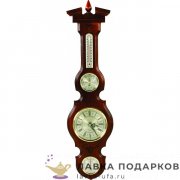 МТО С / Метеостанция настен. «Часы 130 мм, барометр,термометр, гигрометр» 68 х 18 см. цв. орех МЧ_95 